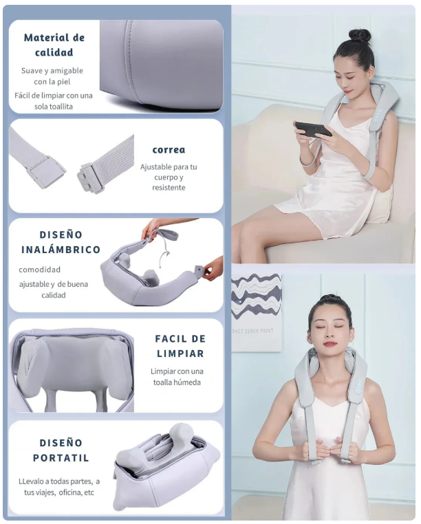 MASAJEADOR MULTIFUNCIONAL SMART 5D