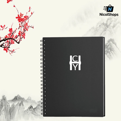 DUO CUADERNO REUTILIZABLE INTELIGENTE SCANEABLE + SET DE CABLES ADAPTADORES MULTIFUNCIÓN