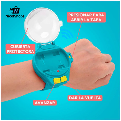 RELOJ PULSERA CON CARRO A CONTROL REMOTO