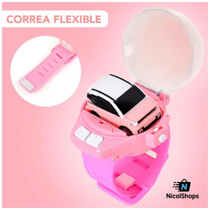 RELOJ PULSERA CON CARRO A CONTROL REMOTO