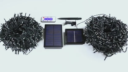 LUCES DE NAVIDAD CON PANEL SOLAR 20 METROS